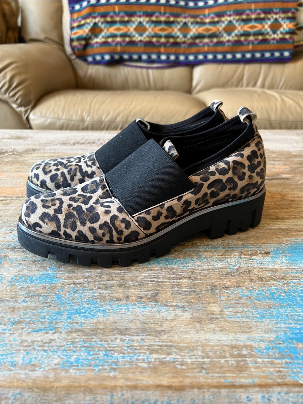 Ateliers Leopard Print Slip-On Loafer